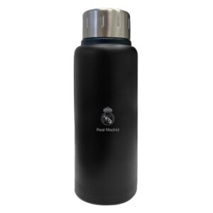 safta real madrid premium botella termo de 500ml acero inoxidable 70x225mm color negro