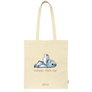 safta stitch tote bag bolsa de tela asas de mano color beige