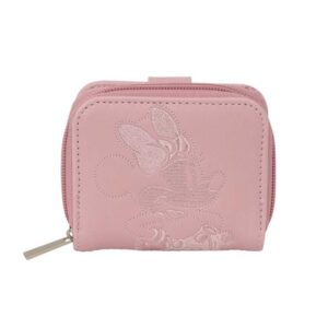 safta minnie mouse monedero con billetera cierre magnetico compartimento con cremallera 0.10l 110x20x95mm color rosa pastel