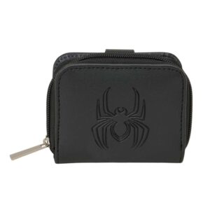 safta spider man monedero con billetera compartimento para billetes y tarjetas cierre con solapa imantada compartimento con cremallera 0.10l 110x20x95mm color negro