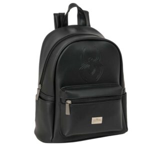 safta spider man mini mochila cremallera bolsillo frontal bolsillo lateral interior forrado hombreras ajustables asa superior 9l 240x120x280mm color negro