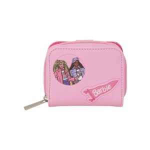 safta barbie monedero con billetera compartimento para billetes y tarjetas cierre con iman compartimento para monedas 0.10l 110x20x95mm color rosa