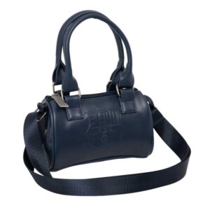 safta f.c.barcelona bolso cremallera interior forrado asas y bandolera ajustables 1.20l ideal para uso diario 160x75x100mm color azul marino