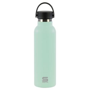 safta botella termo de 600ml acero inoxidable asa superior color menta