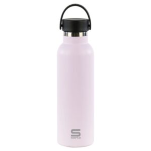safta botella termo de 600ml acero inoxidable asa superior color violeta