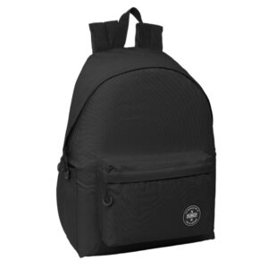 safta munich teen black mochila para portatil hasta 14.1" 17.3l ergonomico correas ajustables 310x130x430mm color negro