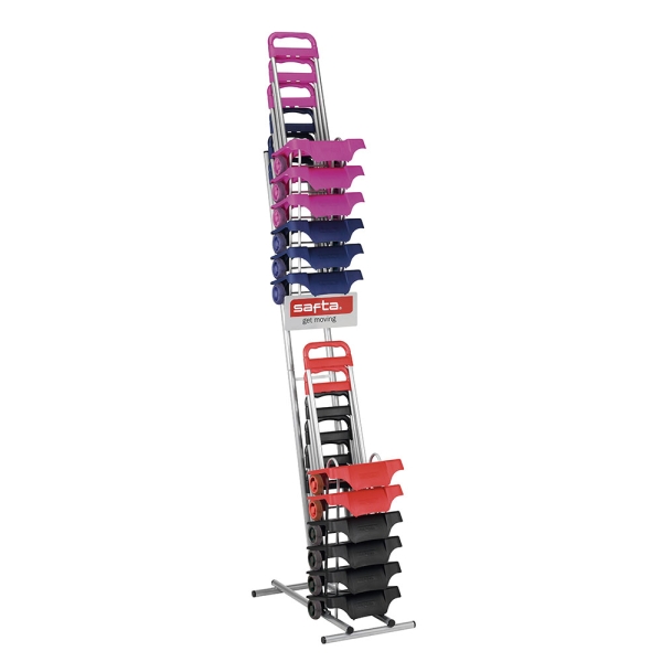 safta carro portamochilas ruedas antivibracion sistema de sujecion universal medidas compactas material resistente modelo patentado. 32x16x44cm colores surtidos