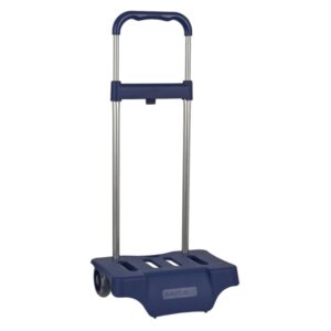 safta carro portamochilas ruedas silenciosas alta capacidad facil apertura resistente estructura compacto cerrado 300x230x525mm color azul marino