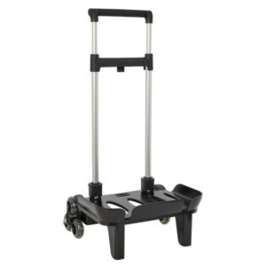 safta carro portamochilas sistema de triple rueda material resistente 320x235x880mm color negro