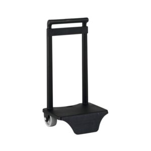 safta carro portamochilas sujecion universal material resistente ruedas de pvc 22x10x27cm color negro