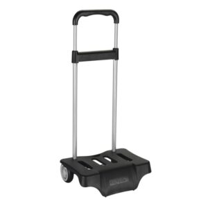 safta carro portamochilas bolsillo frontal tirador doble bolsillo interior bolsillo trasero con cremallera hombreras ajustables asa superior de mano 300x230x950mm color negro