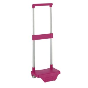 safta carro portamochilas sujecion universal material resistente modelo patentado 26x10x34cm color rojo oscuro