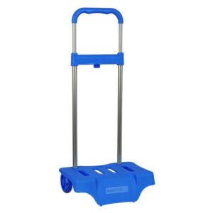 safta carro portamochilas ruedas antivibracion sistema de sujecion universal material resistente 30x23x85cm color azul