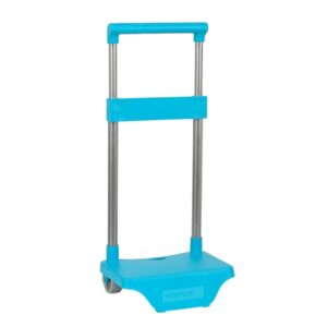 safta carro portamochilas sujecion universal material resistente modelo patentado 26x10x34cm color turquesa