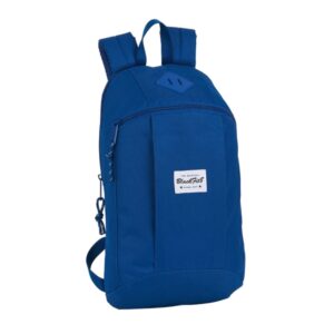 safta blackfit8 oxford mini mochila hombreras acolchadas 8.5l asa superior ideal para uso diario bolsillo frontal ergonomia en espalda 220x100x390mm color azul oscuro