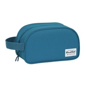 safta blackfit8 egeo neceser de 5l cremallera asa lateral adapatable a carro 260x120x150mm color azul
