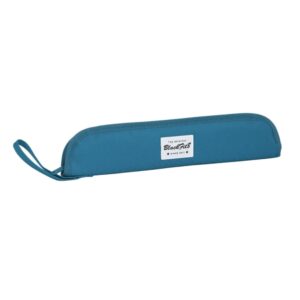 safta blackfit8 egeo portaflautas interior acolchado alojamiento para varilla asa lateral borde reforzado 0.6l 370x20x80mm color azul