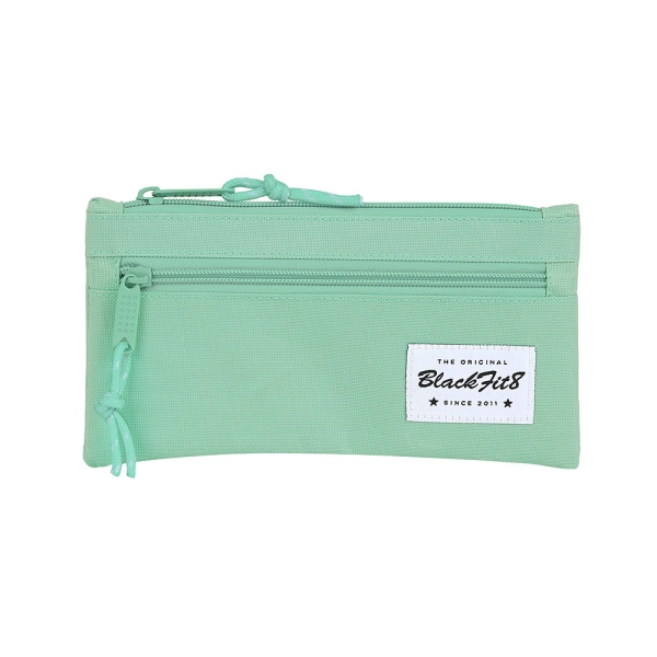safta blackfit8 portatodo bolsillo frontal con cremallera 0.25l 220x10x110mm color turquesa