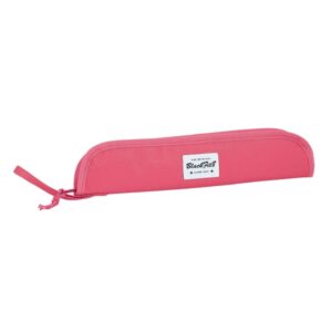 safta blackfit8 fresa portaflautas interior acolchado alojamiento para varilla asa lateral borde reforzado 0.6l 370x20x80mm color rosa