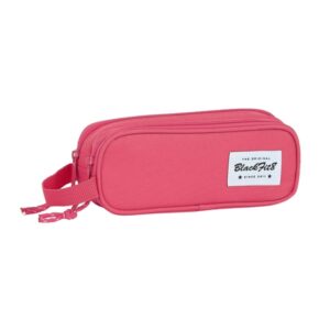 safta blackfit8 fresa portatodo 2 compartimentos con cremalleras asa lateral 1l 210x60x80mm color rosa