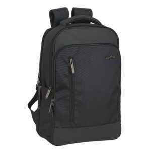 safta business mochila para portatil hasta 15.6" interior acolchado conector usb portabotellas tirador doble 290x150x440mm color negro