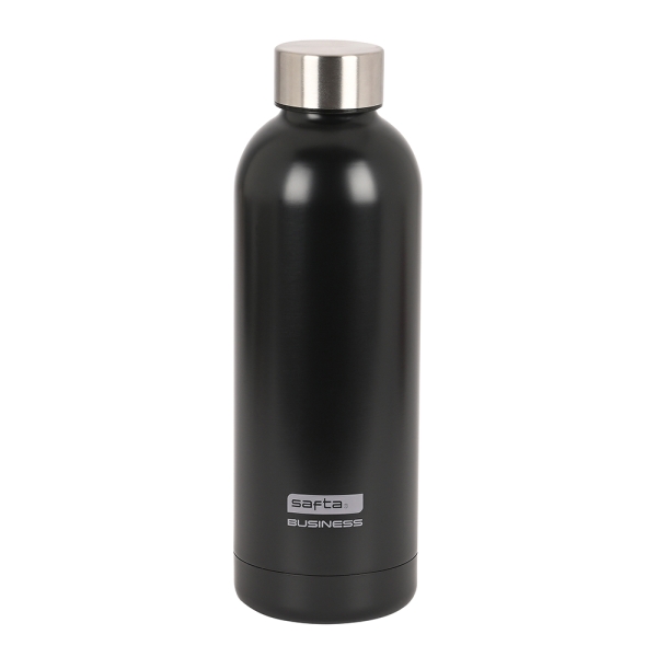 safta business botella termo de 500ml acero inoxidable color negro