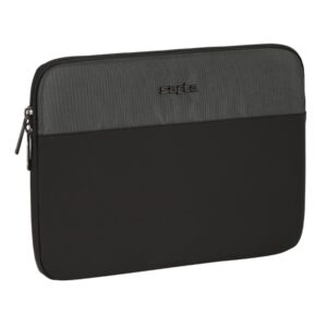 safta business funda para portatil hasta 14" alojamiento acolchado 1.7l 340x20x250mm color gris oscuro