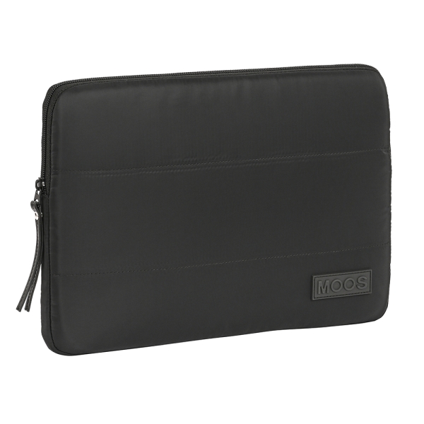safta moos capsula funda para portatil hasta 14" alojamiento acolchado 1.7l 340x20x250mm color negro
