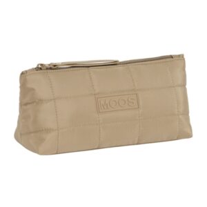 safta moos capsula camel neceser compacto de 2l cremallera cuadradro acolchado 230x80x120mm color arena
