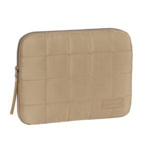safta moos capsula camel funda para portatil hasta 11.6" alojamiento acolchado 1.42l proteccion contra golpes 310x20x230mm color arena