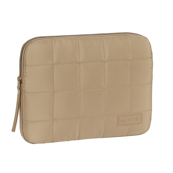safta moos capsula camel funda para portatil hasta 11.6" alojamiento acolchado 1.42l proteccion contra golpes 310x20x230mm color arena