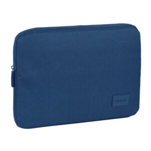 safta basic funda para portatil hasta 14" alojamiento acolchado 1.7l proteccion contra golpes 340x20x250mm color azul marino