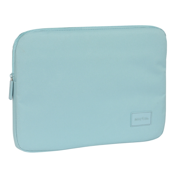 safta basic funda para portatil hasta 14" alojamiento acolchado 1.7l 340x20x250mm color turquesa