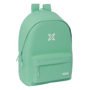 safta munich basicos mochila para portatil hasta 15.6" conector usb base acolchada bolsillo frontal hombreras ergonomicas asa superior 24.55l 310x180x440mm color turquesa