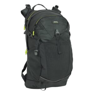 safta trekking mochila 22l cintas con broche pvc detalles reflectantes cintas para esterilla espalda acolchada material repelente al agua 280x150x520mm color gris oscuro