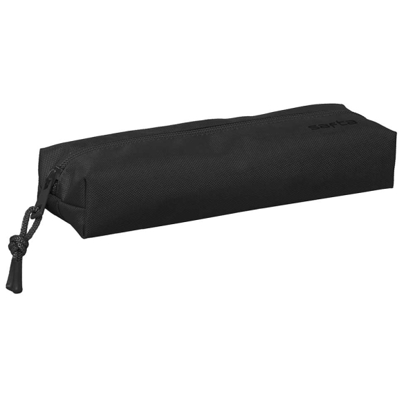 safta portatodo cremallera goma elastica 0.53l 220x70x40mm color negro