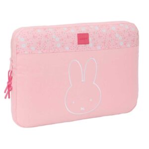 safta miffy flores funda para portatil hasta 15.6" alojamiento acolchado 3.8l 395x35x275mm color rosa