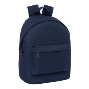safta kappa basics mochila para portatil hasta 14.1" bolsillo para tablet tirador doble hombreras ergonomicas espalda acolchada 20l 310x160x410mm color azul marino