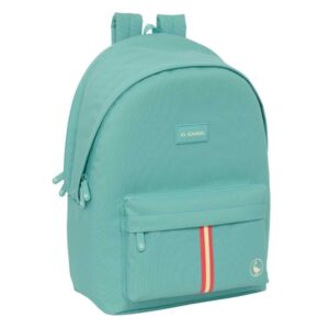 safta el ganso basics aquarelle mochila para portatil hasta 15.6" antirrobo conector usb base acolchada bolsillo frontal tirador doble ergonomica 24.55l 310x180x440mm color menta
