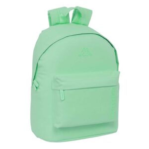 safta kappa basics mochila para portatil hasta 14.1" bolsillo para tablet tirador doble hombreras ergonomicas espalda transpirable 20l 310x160x410mm color menta