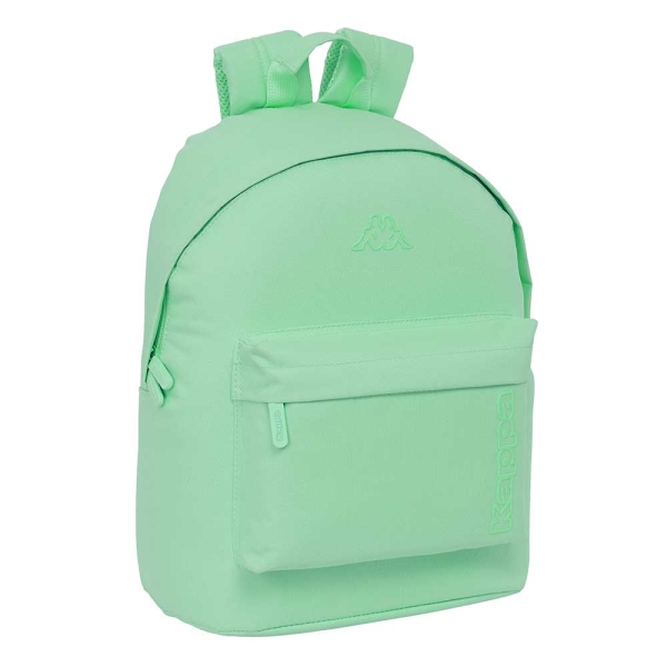 safta kappa basics mochila para portatil hasta 14.1" bolsillo para tablet tirador doble hombreras ergonomicas espalda transpirable 20l 310x160x410mm color menta