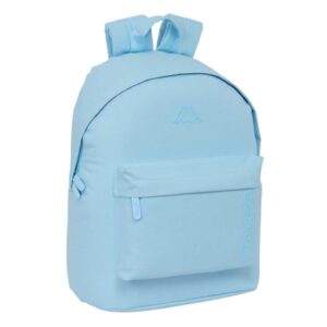 safta kappa basics celeste mochila para portatil hasta 14.1" bolsillo para tablet tirador doble hombreras ergonomicas espalda transpirable 20l 310x160x410mm color azul claro
