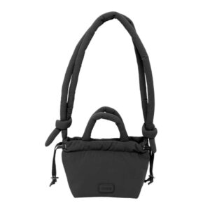 safta moos capsula bolso compacto cierre de iman cremallera cierre con cordones asas acolchadas compacto y ligero proteccion acolchada 2.56l 160x100x160mm color negro