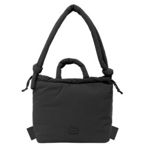 safta moos capsula mochila para portatil hasta 14.1" cierre de iman bolsillo interior cierre con cordones bolsillo exterior asas acolchadas 18.80l 400x170x310mm color negro