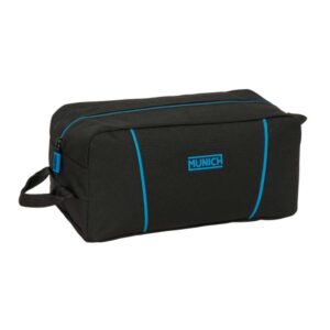 safta munich road zapatillero asa lateral 9l organiza calzado resistente facil transporte 340x180x150mm color negro