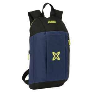 safta munich track mini mochila hombreras acolchadas bolsillo frontal asa superior ajuste en hombreras 8.5l 220x100x390mm color azul marino