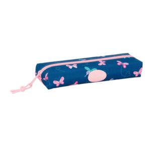 safta blackfit8 mariposas portatodo cremallera goma elastica 0.53l 220x70x40mm color azul marino