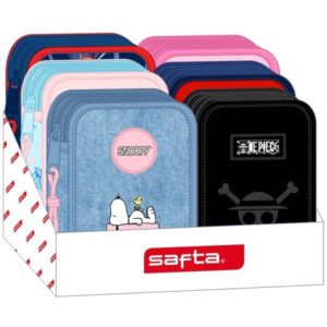 safta expositor con plumieres de 3 pisos modelo 857 infantil carton reciclado presentacion ordenada y atractiva 280x240x200mm colores surtidos