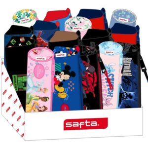 safta expositor con portatodos carton reciclado ecologico 17l presentacion ordenada y atractiva 315x230x235mm colores surtidos