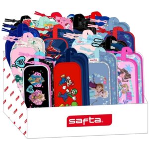 safta expositor con portatodos carton reciclado ecologico 17l 315x230x235mm colores surtidos